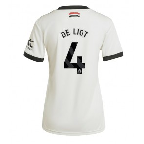 Manchester United Matthijs de Ligt #4 Dámské Alternativní Dres 2024-25 Krátký Rukáv